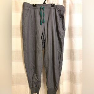 FIGS -Men's Gray Jogger Pants and Top Scrub set | Size: Top (L) pants (XL)